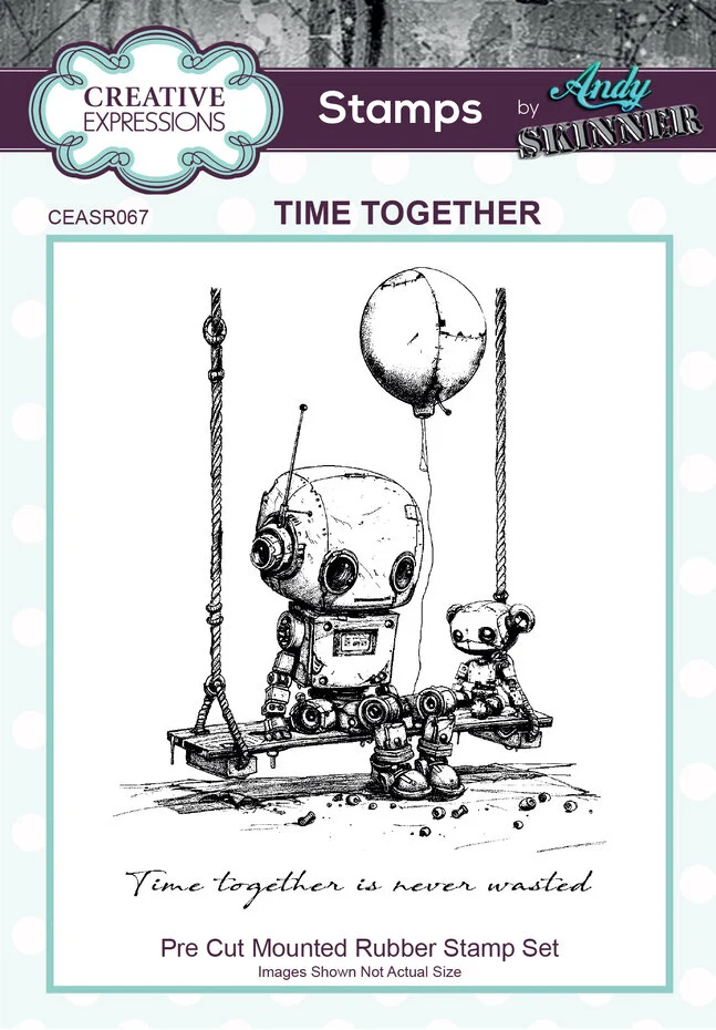 Bild 1 von Creative Expressions Pre Cut Stamp - Gummistempel - Andy Skinner Botology Time Together