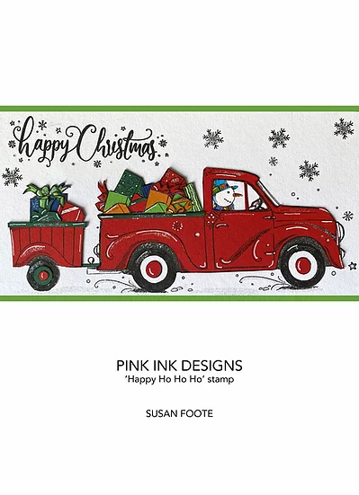 Bild 5 von Pink Ink Designs - Stempel  Happy Ho Ho Ho - Weihnachten Auto
