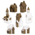 Sizzix Thinlits Die by Tim Holtz - Stanzschablone - Village Collection