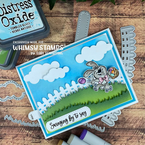 Bild 8 von Whimsy Stamps Clear Stamps - Hoppy Easter Bunny - Ostern Hase