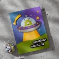 Bild 9 von Spellbinders UFO Friend Etched Dies - Stanz-Set Space Adventure Collection von Simon Hurley