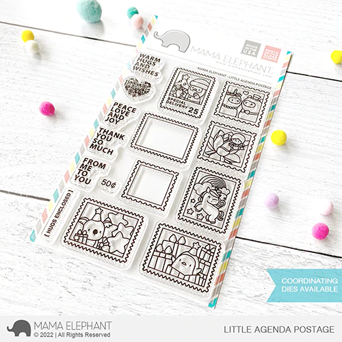 Bild 1 von Mama Elephant - Clear Stamps LITTLE AGENDA POSTAGE