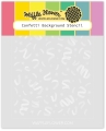 Bild 1 von Waffle Flower Confetti Background Stencil - Stencilschablone 