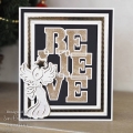 Bild 5 von Creative Expressions Big Bold Words Believe Craft Die & Stamp Set - Stanze & Stempel