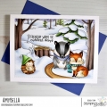 Bild 5 von Gummistempel Stamping Bella Cling Stamp WINTER WOODLAND ANIMALS RUBBER STAMP SET (INCLUDES 3 STAMPS)