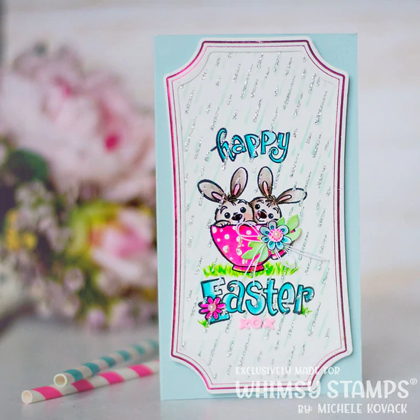 Bild 6 von Whimsy Stamps Clear Stamps - Hoppy Easter Bunny - Ostern Hase