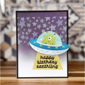 Bild 7 von Spellbinders UFO Friend Etched Dies - Stanz-Set Space Adventure Collection von Simon Hurley