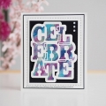 Bild 2 von Creative Expressions Big Bold Words Celebrate Craft Die & Stamp Set - Stanze & Stempel
