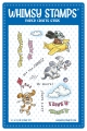 Bild 1 von Whimsy Stamps Clear Stamps - Doggie Flight