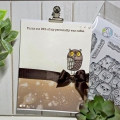 Bild 5 von The Rabbit Hole Designs Clear Stamps  - OWL-Right - Eulen