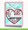 Bild 2 von Lawn Fawn Cuts  - Stanzschablone  heart garland backdrop: portrait
