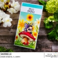 Bild 2 von Gummistempel Stamping Bella Cling Stamp TINY TOWNIE WONDERLAND CATERPILLAR HAS HIS WINGS 