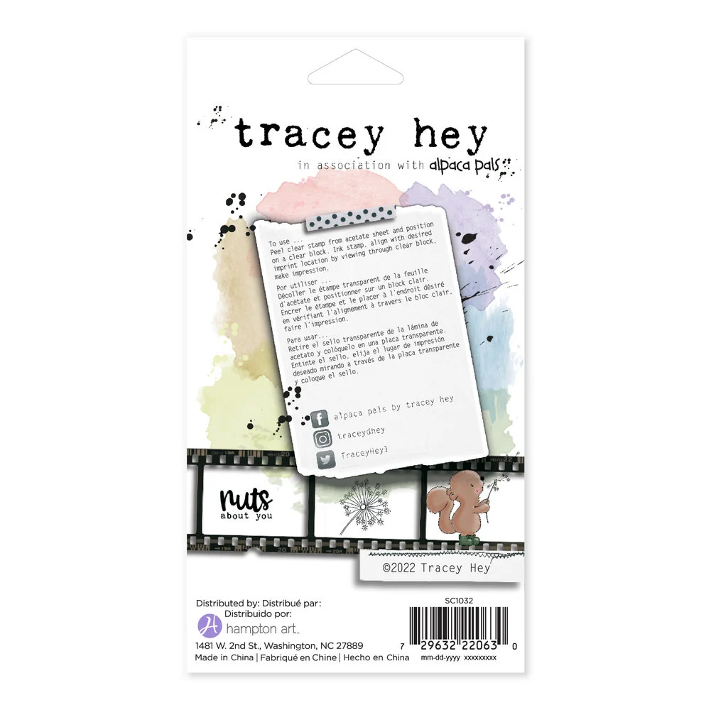 Bild 2 von Hampton Art Stamp Clear Stamps - Tracey Hey - Nuts About Your
