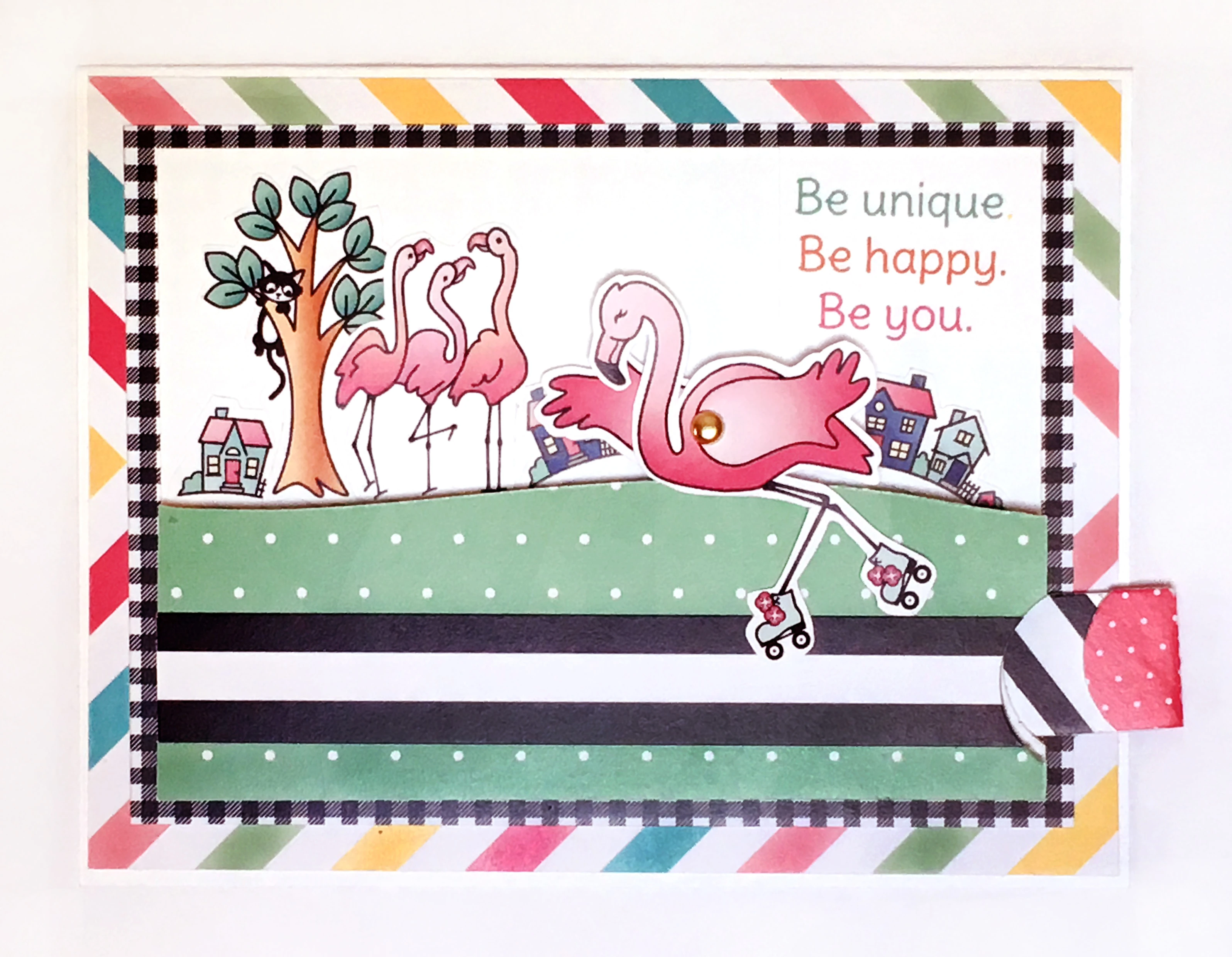 Bild 3 von LDRS Creative - On The Move - Stempel Flamingo Zebra