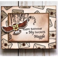 Bild 4 von Crackerbox & Suzy Stamps Cling - Gummistempel Happy Birthday Muggle