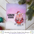 The Rabbit Hole Designs Clear Stamps  - Merry Pigmas - Weihnachten Schweinchen