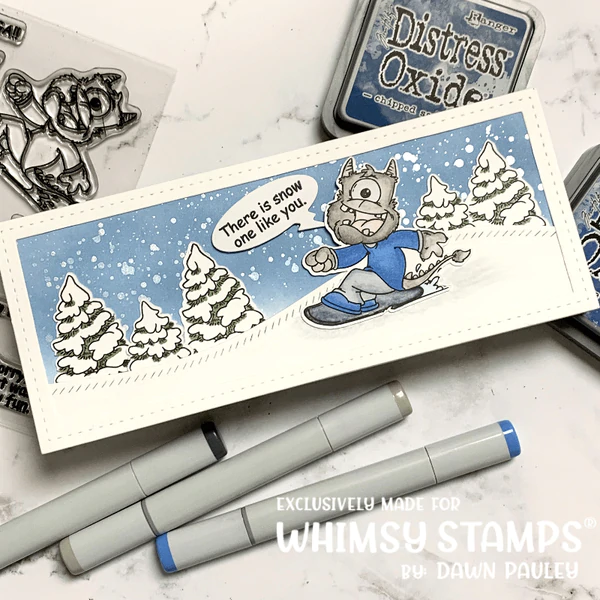 Bild 8 von Whimsy Stamps Clear Stamps  - Snow Monsters