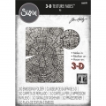 Sizzix 3-D Texture Fades Embossing Folder by Tim Holtz - Prägefolder - Tree Rings