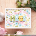 Bild 5 von Waffle Flower  Postage Collage Spring Breeze Stencil - Stencil-Set