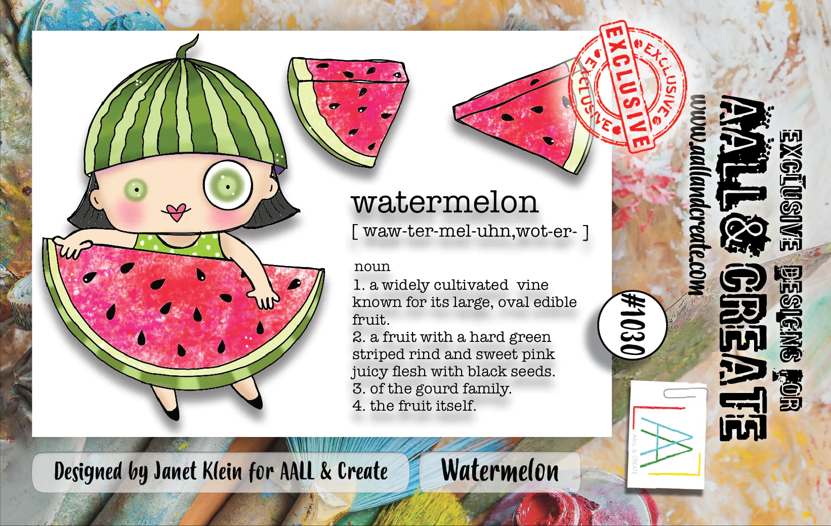 AALL & Create Clear Stamps - WATERMELON