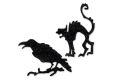 Tim Holtz Alterations Stanzschablone Sizzix Bigz Die Raven & Cat