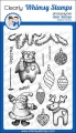 Whimsy Stamps Clear Stamps - Tattered Christmas - Weihnachten