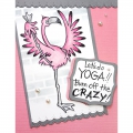 Bild 2 von Stampendous Cling Stamps Yoga Flamingo - Stempelgummi Yoga Flamingo