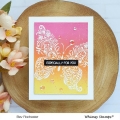 Bild 9 von Whimsy Stamps Rubber Cling Stamp  - Elegant Butterfly - Schmetterling