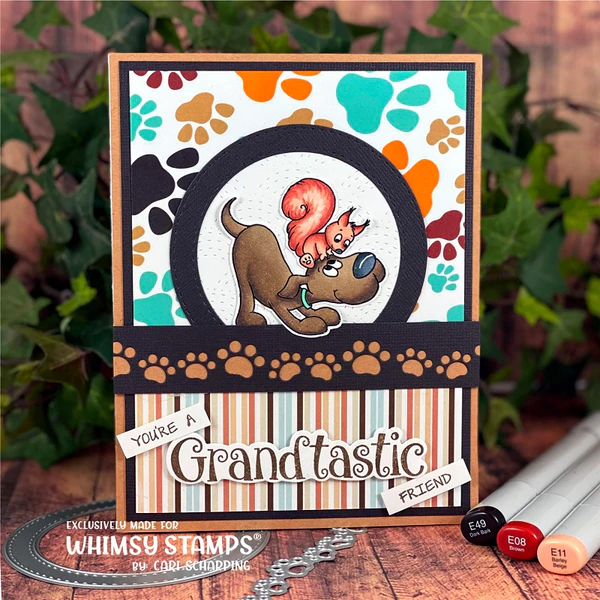 Bild 3 von Whimsy Stamps Clear Stamps  - Doggie Valentine - Hunde