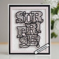 Bild 7 von Creative Expressions Big Bold Words Surprise Craft Die & Stamp Set - Stanze & Stempel