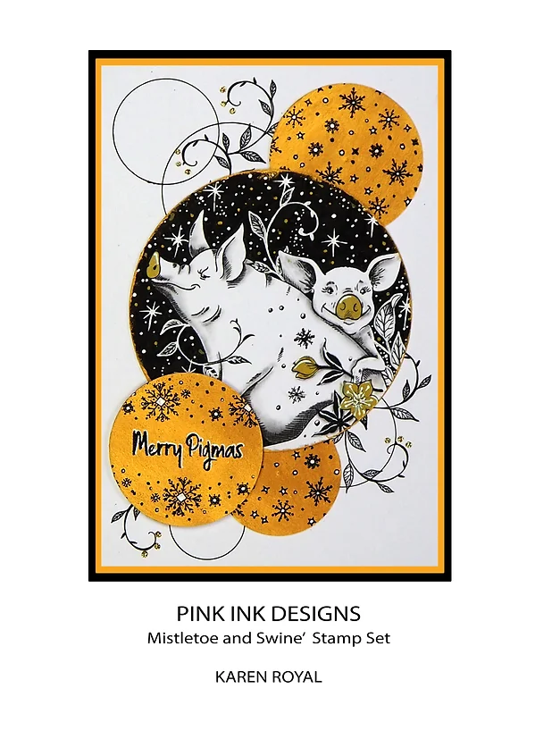 Bild 2 von Pink Ink Designs - Stempel Mistletoe & Swine - Mistletoe & Swine - Schweine