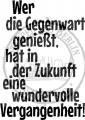 StempelBar Stempelgummi Gegenwart/Zukunft