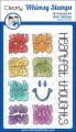 Bild 1 von Whimsy Stamps Clear Stamps - Sentiment Tiles - Heartfelt Thoughts
