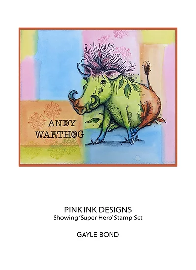 Bild 3 von Pink Ink Designs - Stempel Andy Warthog - Wildschwein