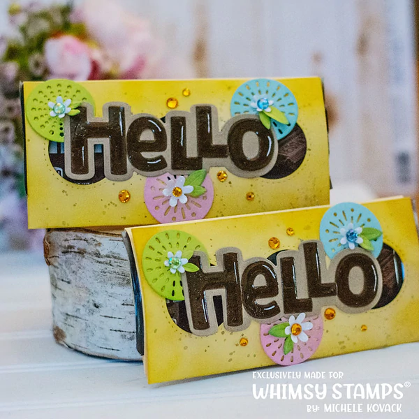 Bild 7 von Whimsy Stamps Die Stanze  -  Hello Word and Shadow