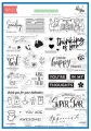 The Stamping Village - Happy Birthday - Clear stamp Set