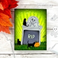 Bild 3 von Whimsy Stamps Die Stanze  - Slimline Decrepit Grave Grabstein