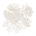 Bild 2 von Spellbinders - Glimmer Hot Foil Plate - Winter Bough