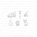 Bild 2 von Art Impressions Stamp Set - Dwelling Christmas Set