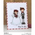 Bild 4 von Gummistempel Stamping Bella Cling Stamp ODDBALL BRIDE AND GROOM