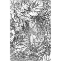 Sizzix 3-D Texture Fades Embossing Folder by Tim Holtz - Prägefolder - Foliage, Blätter