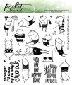 Picket Fence Studios Clear Stamps Drop by to Say Croak - Frösche