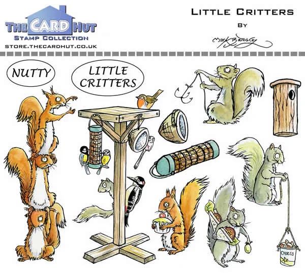 The Card Hut Clear Stamps - Little Critters - Stamp Set