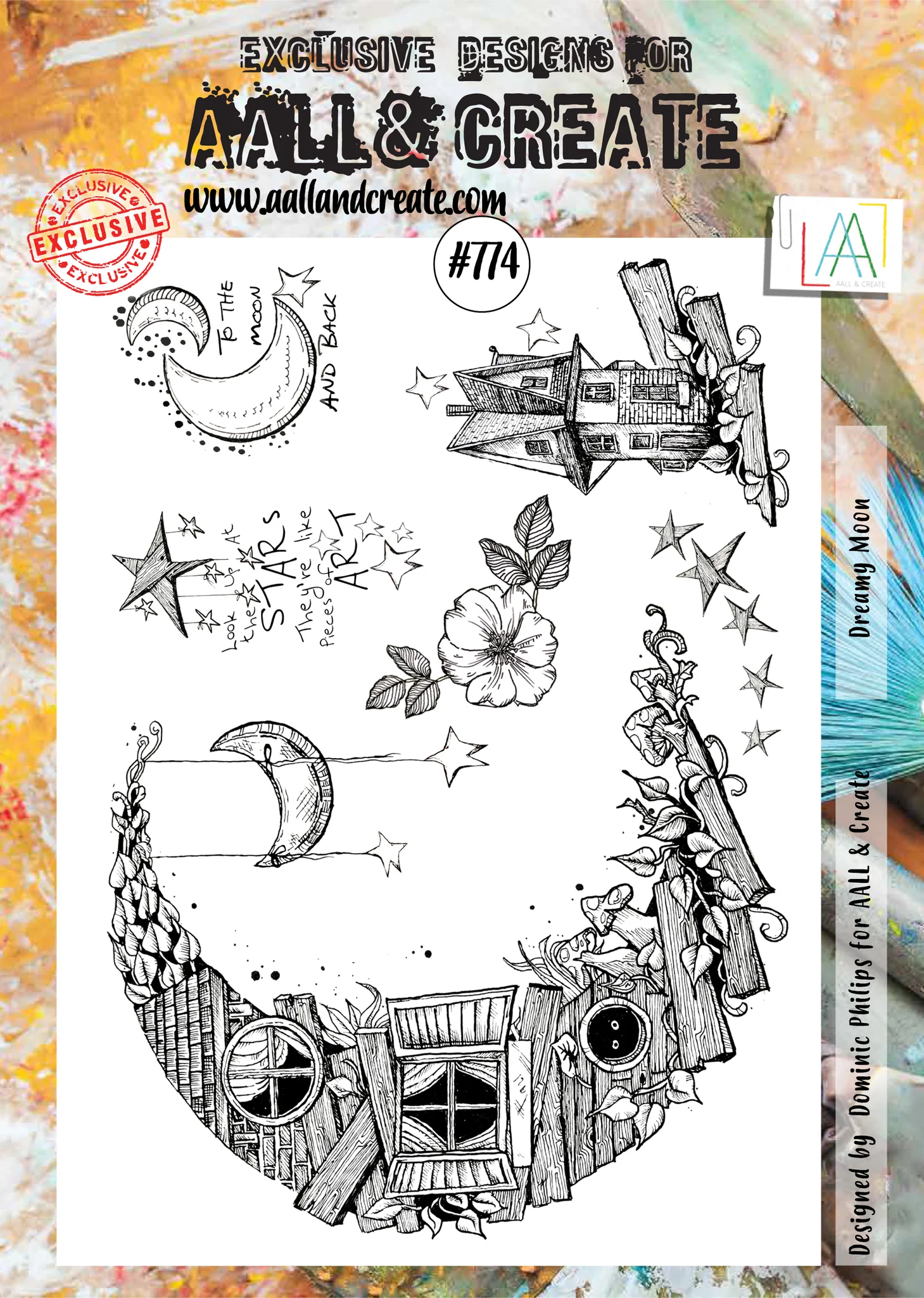 AALL & Create Clear Stamps  - Dreamy Moon