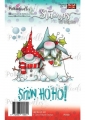 Polkadoodles Clear Stamps - Gnome Snow Ho Ho - Gnom Schnee