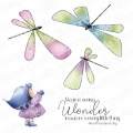 Bild 1 von Gummistempel Stamping Bella Cling Stamp BUNDLE GIRL WITH DRAGONFLIES