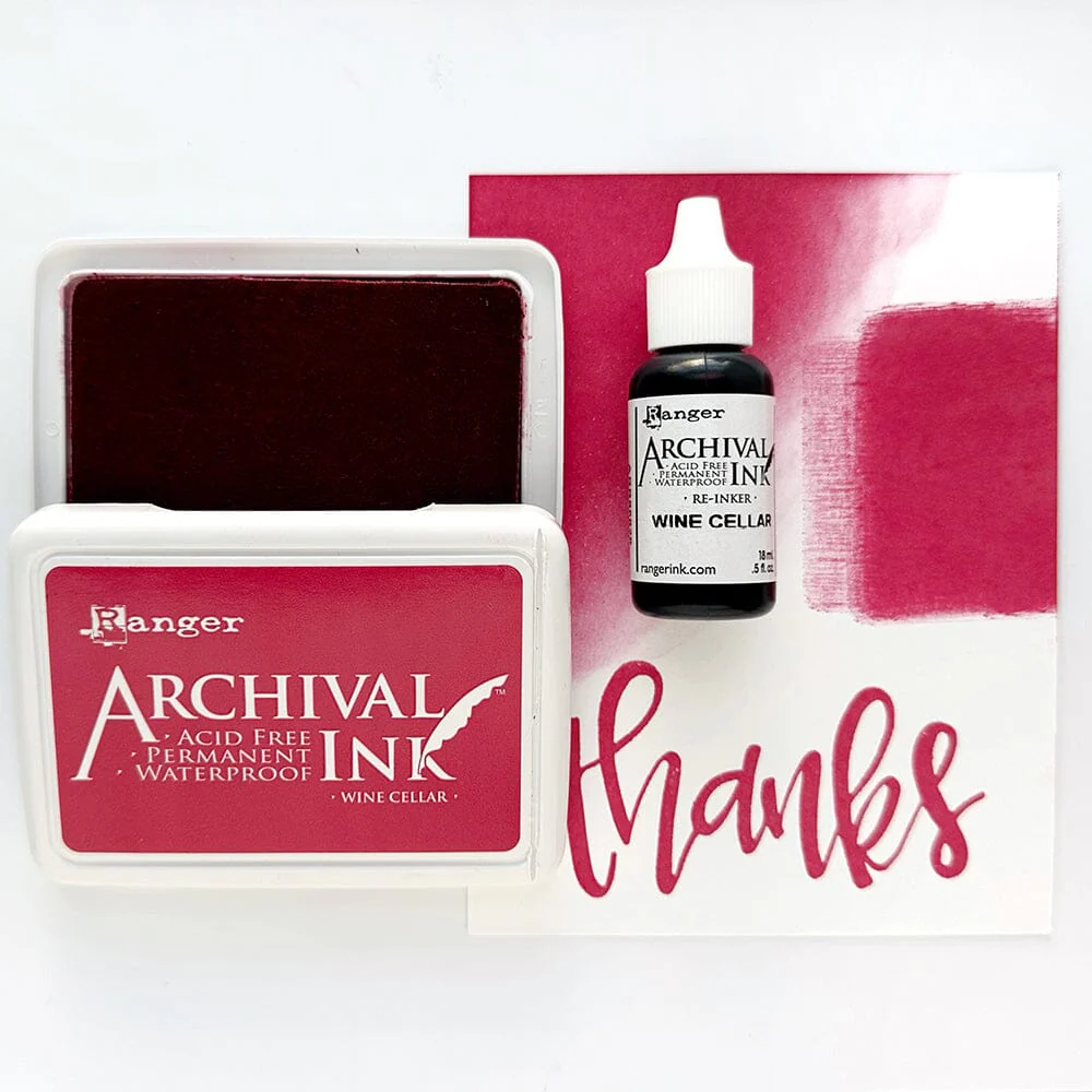 Bild 2 von Archival Ink™ Pads Re-Inker Nachfüllfarbe - Wine Cellar