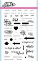 Heffy Doodle Clear Stamps Set - Interactively Yours - Stempel interaktive Texte