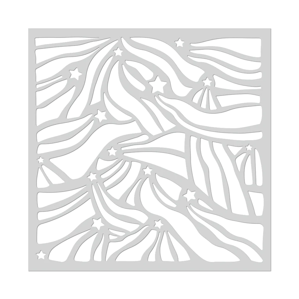 Hero Arts Stencil - Starlight Rays