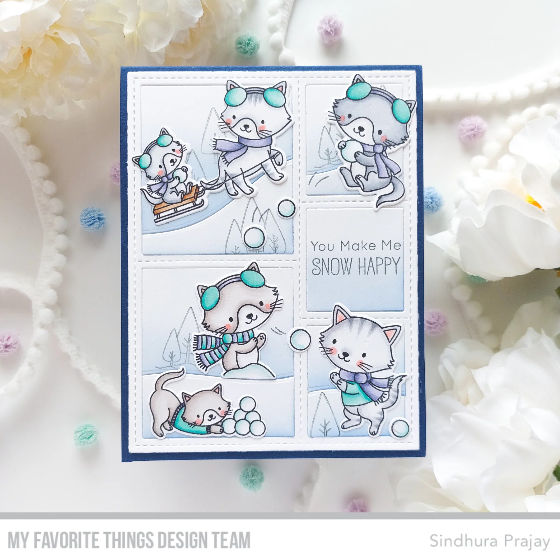 Bild 3 von My Favorite Things - Clear Stamps Winter Kittens - Winter Katzen